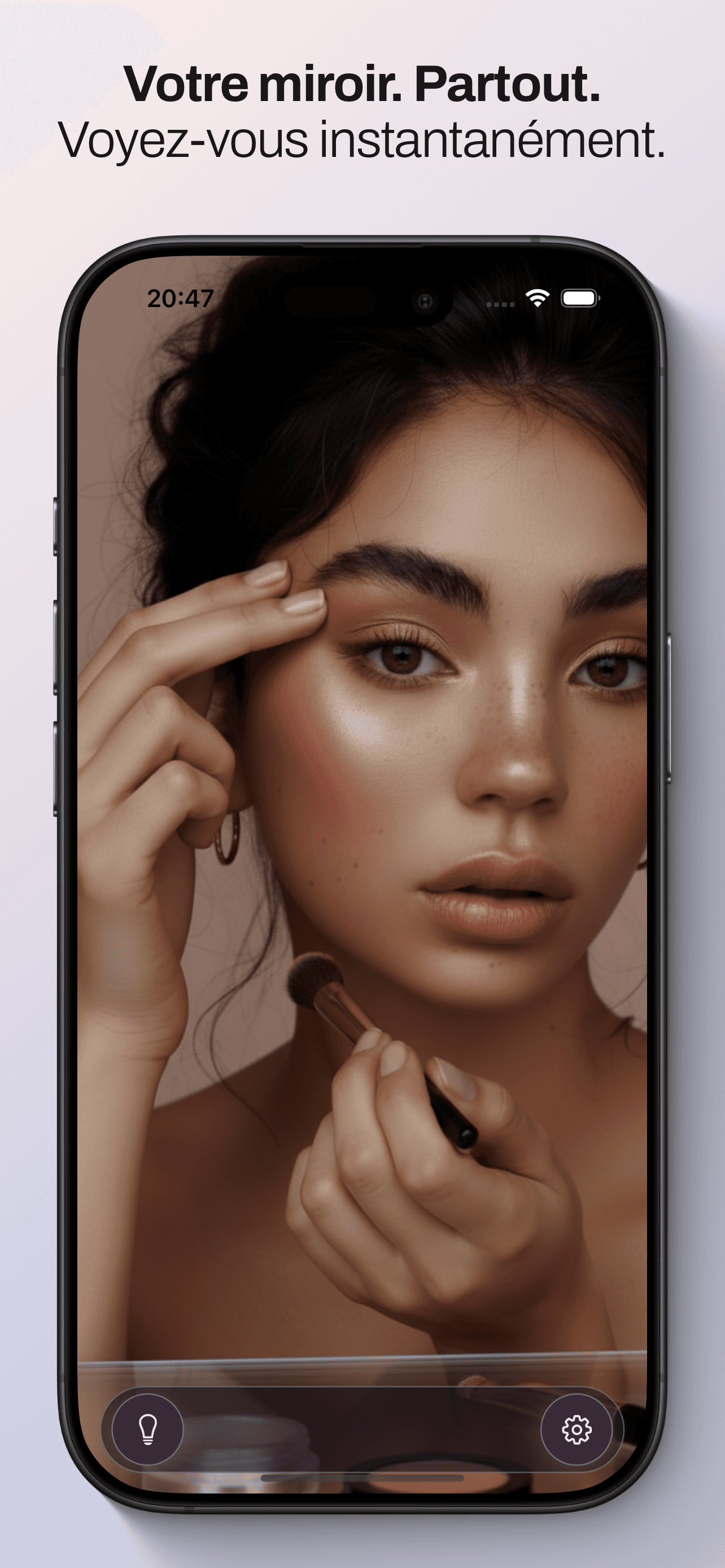 Capture d’écran de l’app PocketMirror 1