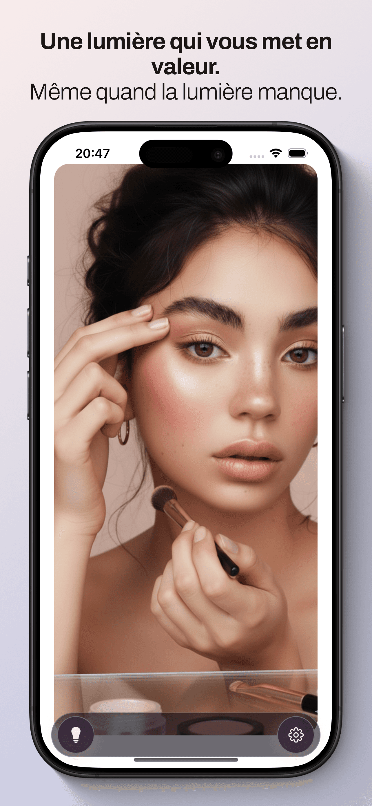 Capture d’écran de l’app PocketMirror 2