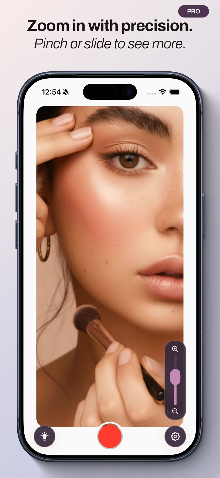 Precise zoom in PocketMirror Pro